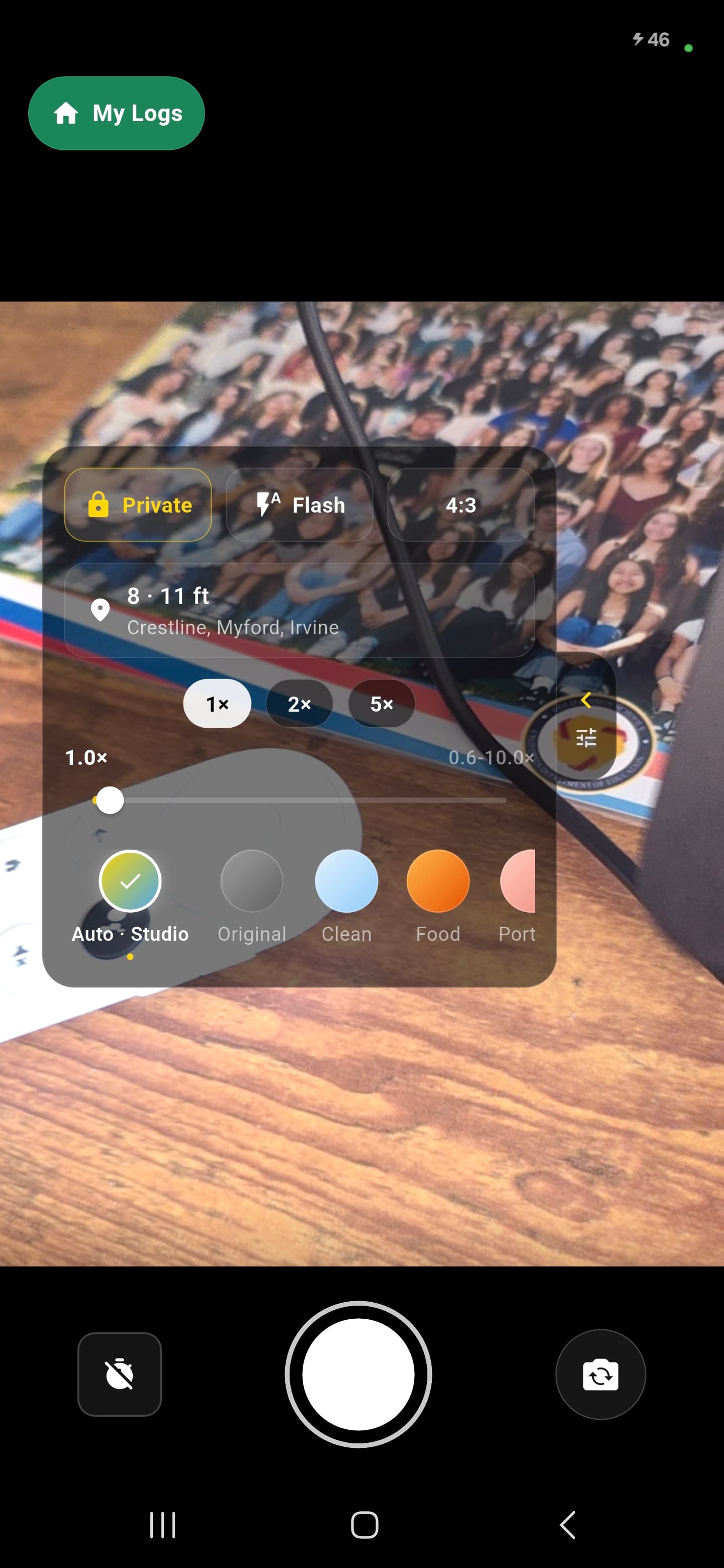 Camera — filters & location — yogylogy